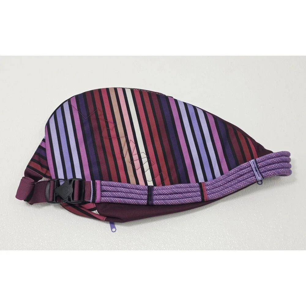 Kavu Rope Sling Paxton Bag Purple September Stripe NWOT Boho